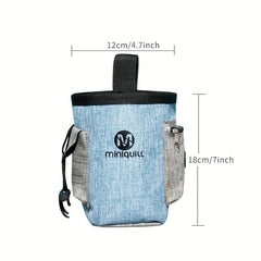 Dog Training Purse Dog Whistle Reward Pet Snack Bag