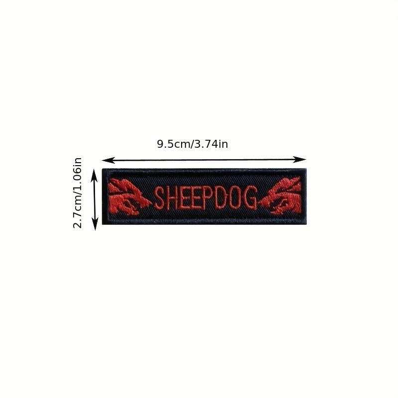 Embroidery Patches Dog Vest Patches Hook Loop Dog Harness Patch