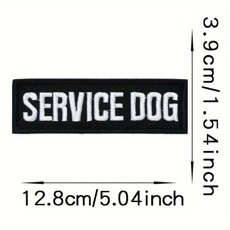 20pcs Pet Vest Dog Training Embroidered Patches