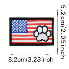 20pcs Pet Vest Dog Training Embroidered Patches