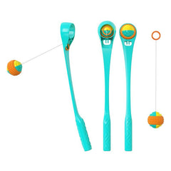 Interactive Dog Toy Ball Launcher Automatic Stretching Rope Ball