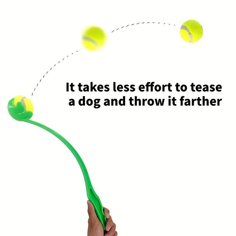 2pcs Pet Throw Ball Stick Dog Training Toy Ball Thrower