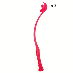 2pcs Pet Throw Ball Stick Dog Training Toy Ball Thrower