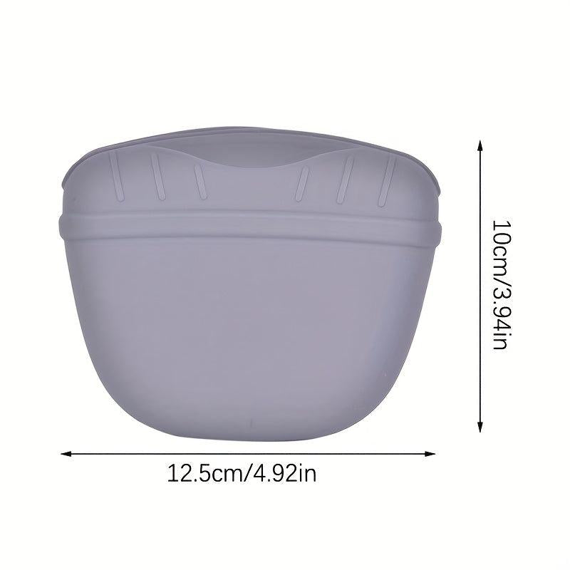 Silicone Pet Feeding Bag Outdoor Pet Training Bag Dog Food Bag