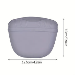 Silicone Pet Feeding Bag Outdoor Pet Training Bag Dog Food Bag