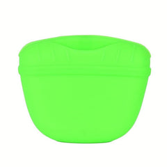 Silicone Pet Feeding Bag Outdoor Pet Training Bag Dog Food Bag