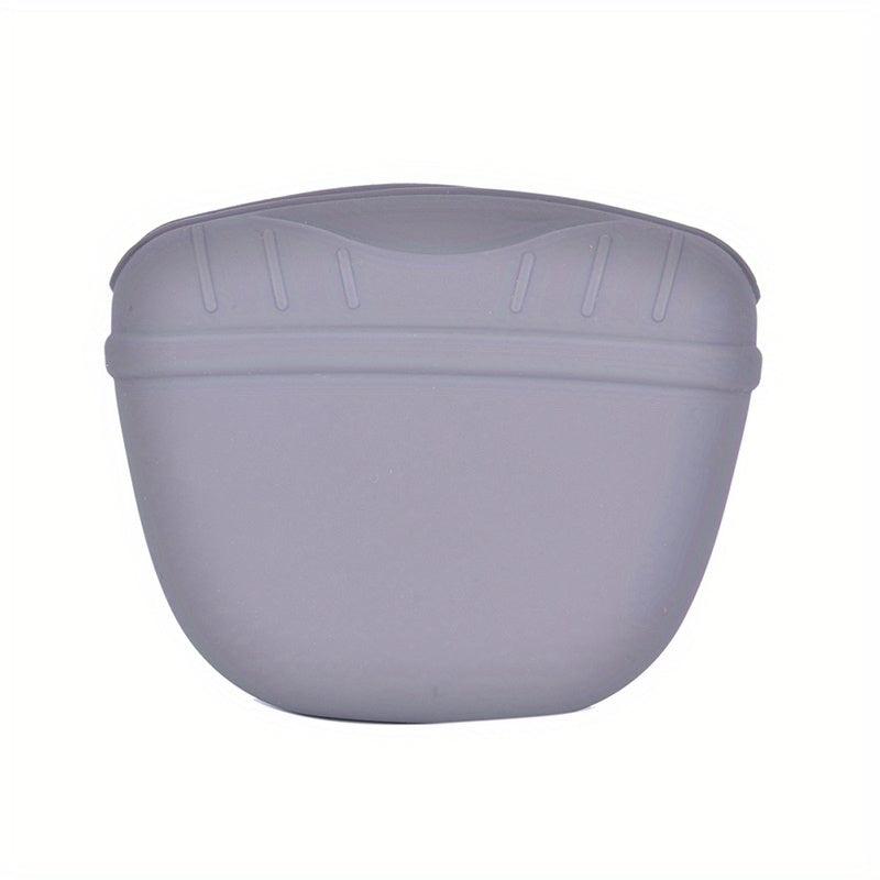 Silicone Pet Feeding Bag Outdoor Pet Training Bag Dog Food Bag