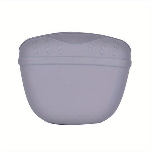 Silicone Pet Feeding Bag Outdoor Pet Training Bag Dog Food Bag