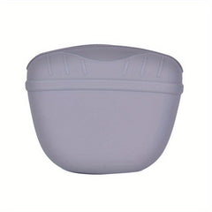 Silicone Pet Feeding Bag Outdoor Pet Training Bag Dog Food Bag