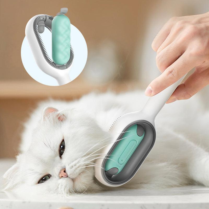 Cat Dog Grooming Comb w/Water Tank Hair Removal Brush Kitten Pet Supplies
