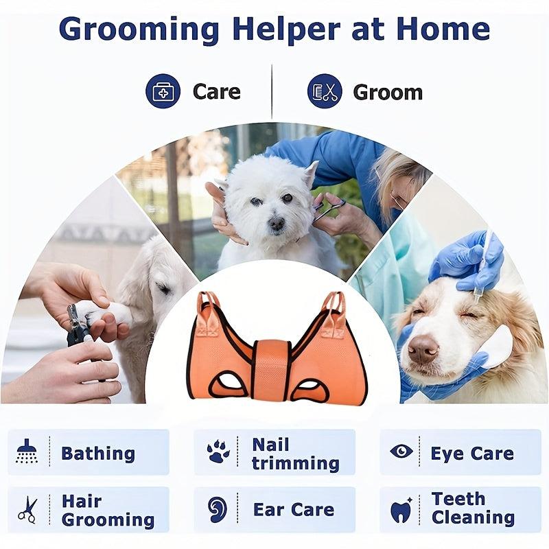 5pc Pet Grooming Hammock for Nail Trimming Cats Dogs Helper