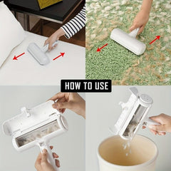 Pet Hair Remover Roller Sticky Hair Cleaner Cat Hair Removal Brush