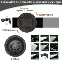 High Pressure Sprayer Nozzle Hose Dog Shower Gun Pet Cleaning Bathing Water Foam