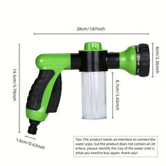 High Pressure Sprayer Nozzle Hose Dog Shower Gun Pet Cleaning Bathing Water Foam
