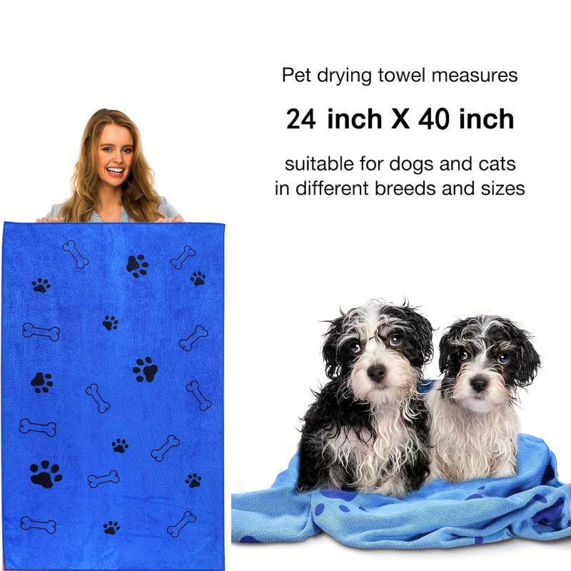 Microfiber Quick Drying Dog Cat Towel Absorbent