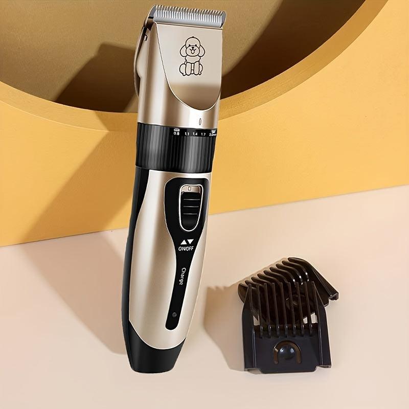 Cordless Pet Trimmer Set Adjustable Blades Dog Grooming Supplies