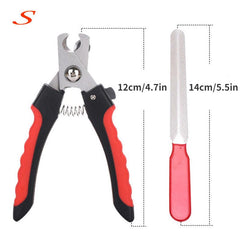 Large Dog Nail Clippers Multifunctional Teddy Cat Stainless Steel Scissors