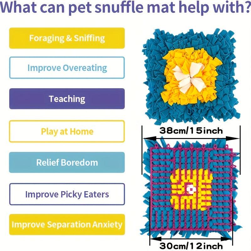 Interactive Pet Snuffle Mat Dog Puzzle Toy Sniffing Pad