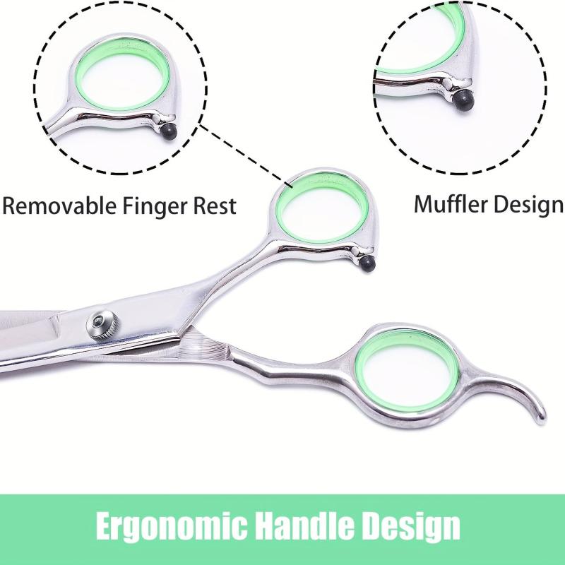 Professional Pet Grooming Scissors Curved Shears Dogs Cats