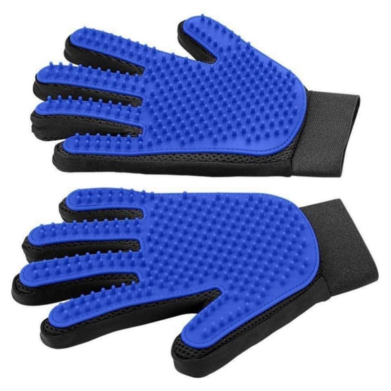 Pet Grooming Glove Removes Dog Cat Hair