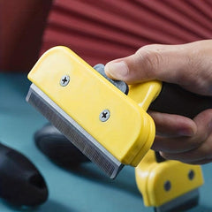 2 in 1 Pet Grooming Tool: Hair Removal Comb and Slicker Brush