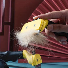 2 in 1 Pet Grooming Tool: Hair Removal Comb and Slicker Brush