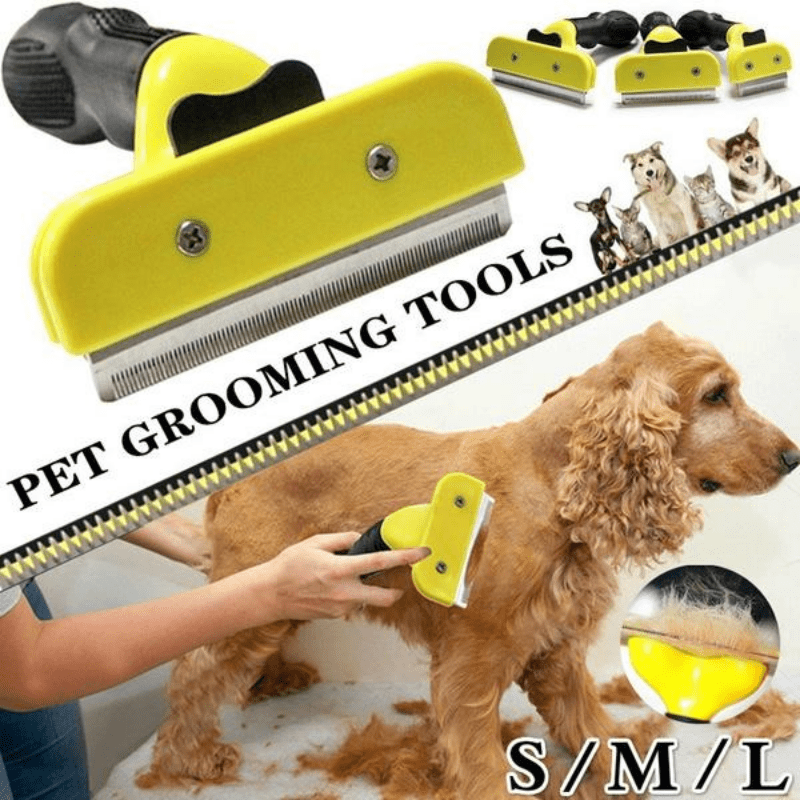 2 in 1 Pet Grooming Tool: Hair Removal Comb and Slicker Brush
