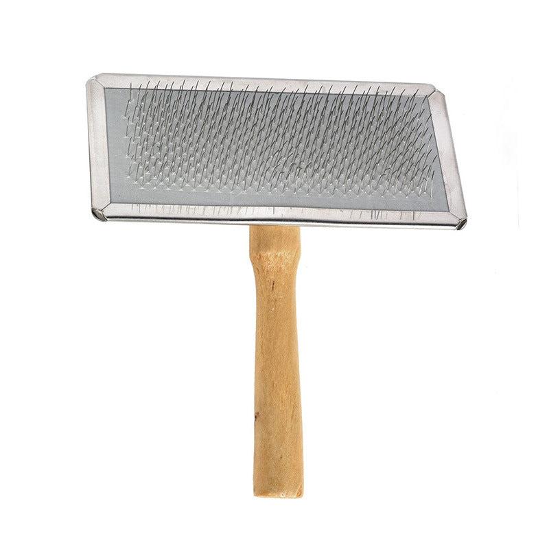 Wooden Handle Pet Comb for Cat and Dog Hair Removal