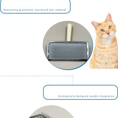 Wooden Handle Pet Comb for Cat and Dog Hair Removal