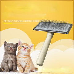 Wooden Handle Pet Comb for Cat and Dog Hair Removal