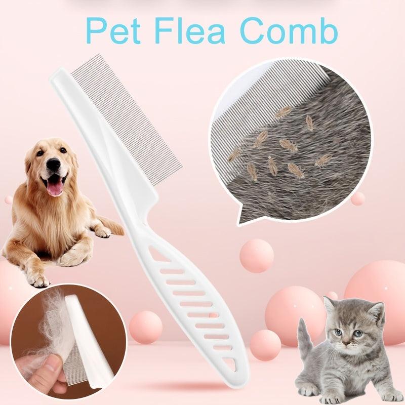 Stainless Steel Dog Cat Flea Comb for Grooming