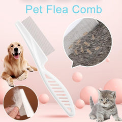 Stainless Steel Dog Cat Flea Comb for Grooming