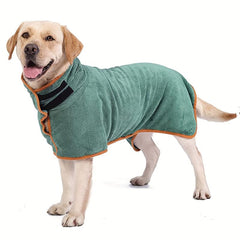 Microfiber Pet Bath Towel Quick Drying Dog Bathrobe