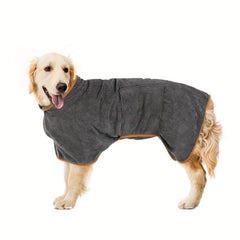Microfiber Pet Bath Towel Quick Drying Dog Bathrobe