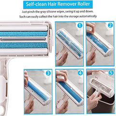 Pet Hair Remover Roller Reusable Animal Hair Removal Brush
