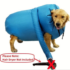 Pet Drying Bag Blower for Cats & Dogs Large Dogs Quick Dry Clothes