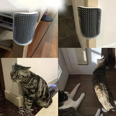 Cat Scratcher Cat Corner Rub Hair Massager