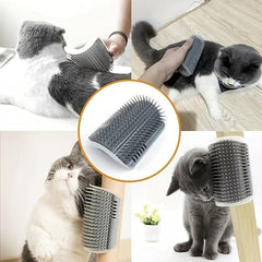 Cat Scratcher Cat Corner Rub Hair Massager