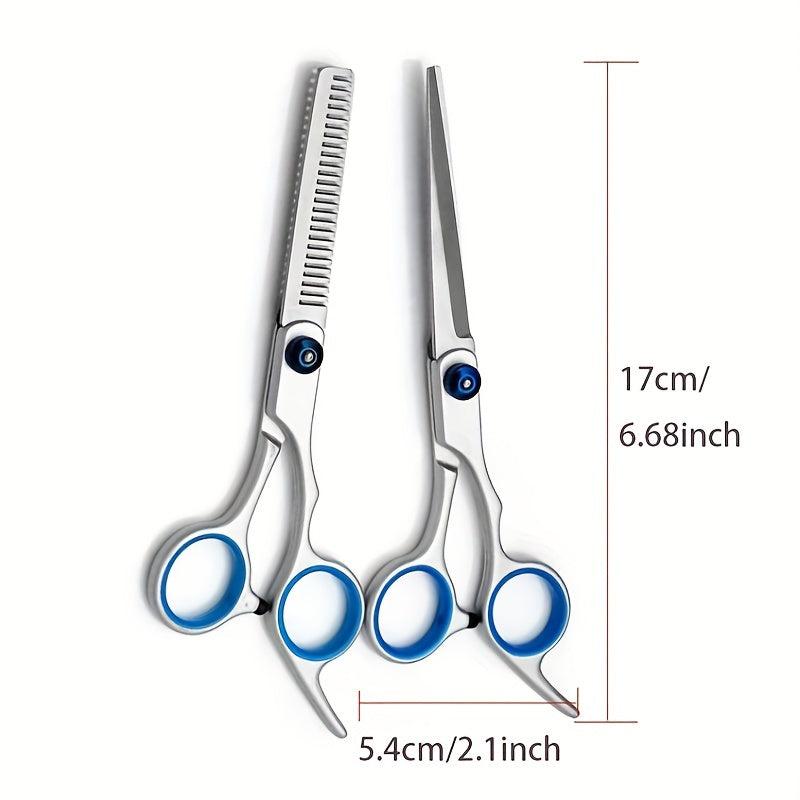 Dog Grooming Scissors Set for Hair Cutting and Thinning