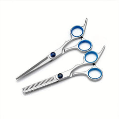 Dog Grooming Scissors Set for Hair Cutting and Thinning