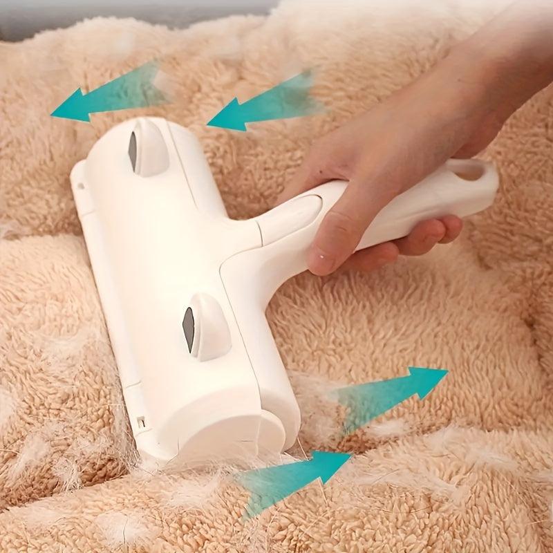 Pet Hair Remover Fabric Fuzz Brush Portable Reusable Dog Cat Lint Carpet Cleaner