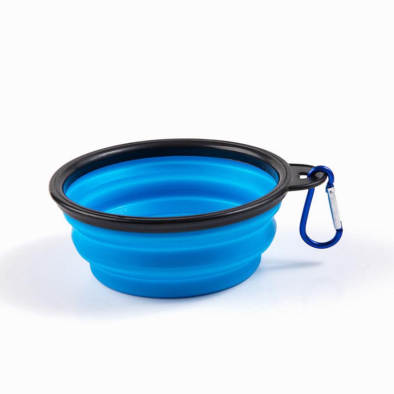 Portable Silicone Pet Food Bowl For Dogs And Cats, BPA-Free