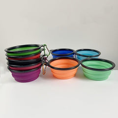 Portable Silicone Pet Food Bowl For Dogs And Cats, BPA-Free