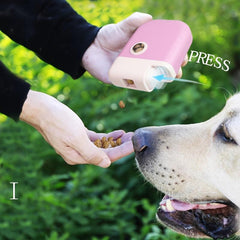 Portable Outdoor Pet Training Feeder Dog Cat Treat Dispenser Pet Feeding