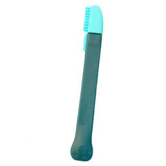 Pet Grooming Silicone Brush & Eye Tweezers for Dogs/Cats