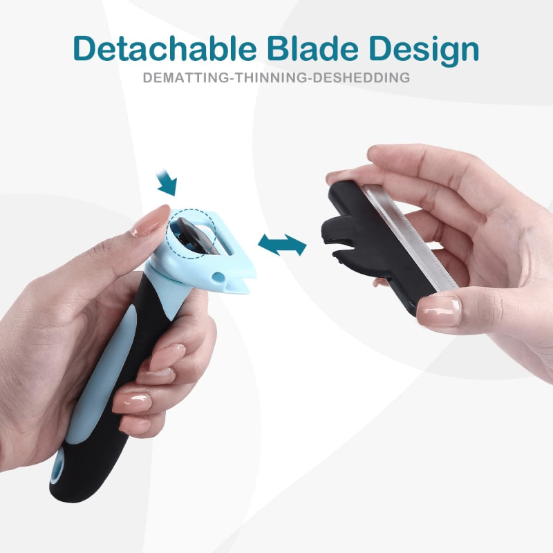 Pet Deshedding Tool for Dogs and Cats - Reduces Shedding