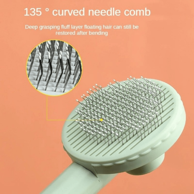 Pet Hair Removal Comb Self Cleaning Brush for Cats Dogs Hair Remover