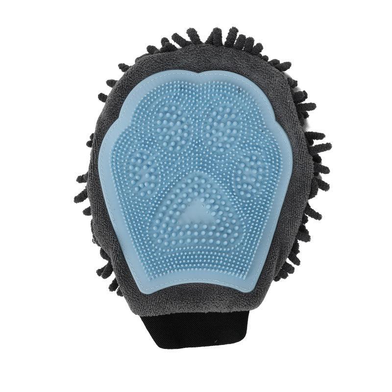 Double Sided Dog Hair Remover Glove & Towel Set
