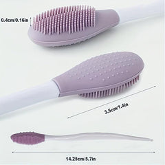 5pcs Double Sided Silicone Toothbrush Pet Brush