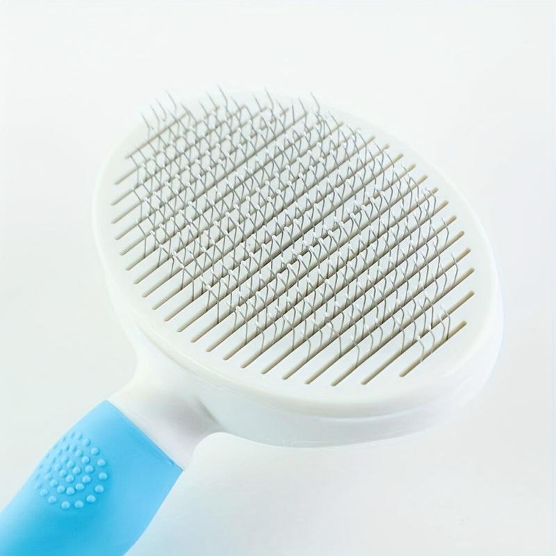 Self Cleaning Slicker Brush Non-slip Handle Cat Brush